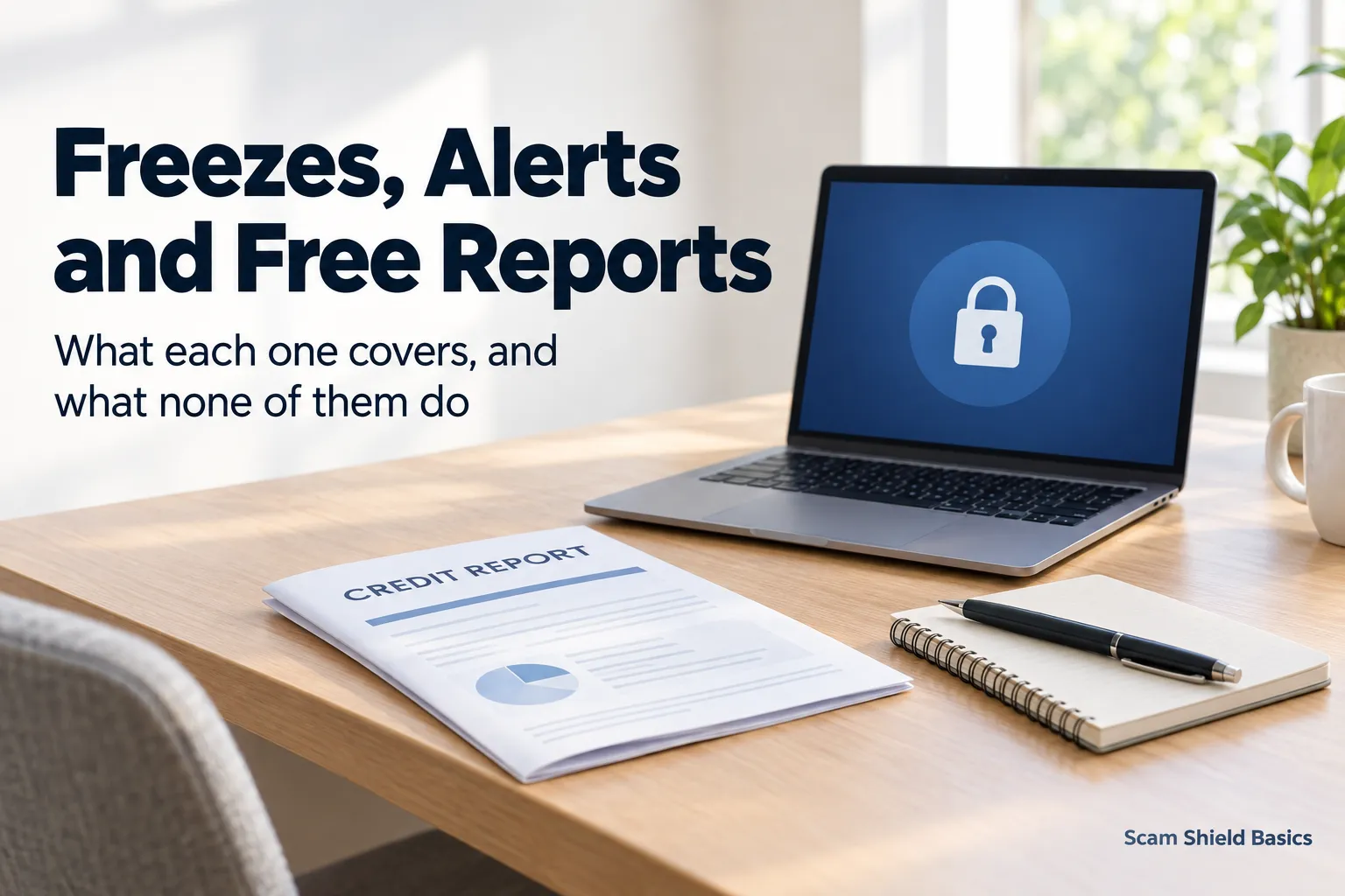 Security Freezes, Fraud Alerts and Free Credit Reports: What Each One Covers